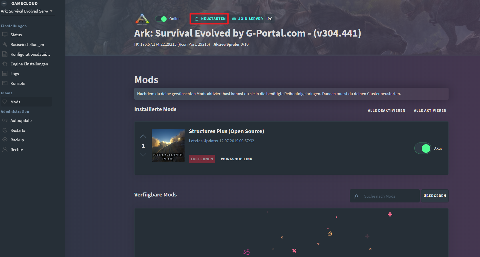 Ark Mod Display ARK Survival Evolved Mods und Mod Maps installieren | GPORTAL Wiki