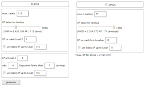ARK Replace LevelCap of Dinos and Players | GPORTAL Wiki