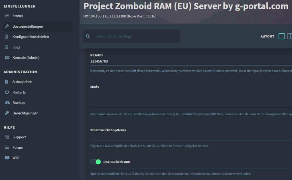 Wie füge ich Mods auf meinem Project Zomboid Server hinzu? GPORTAL Wiki