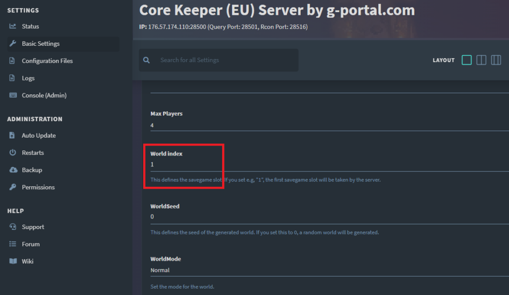 Core Keeper All Server Settings and Infos GPORTAL Wiki