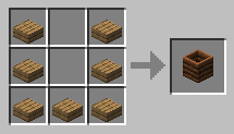 Recipe for Minecraft composter
